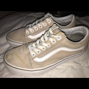 Grey washed out vans